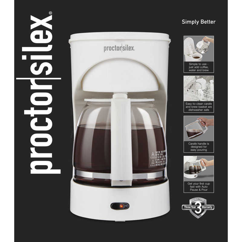 ProctorSilex 12 Cup Coffee Maker & Reviews Wayfair